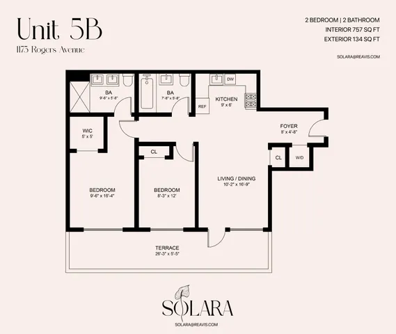$595,000 | 1173 Rogers Avenue, Unit 5BB | Flatbush