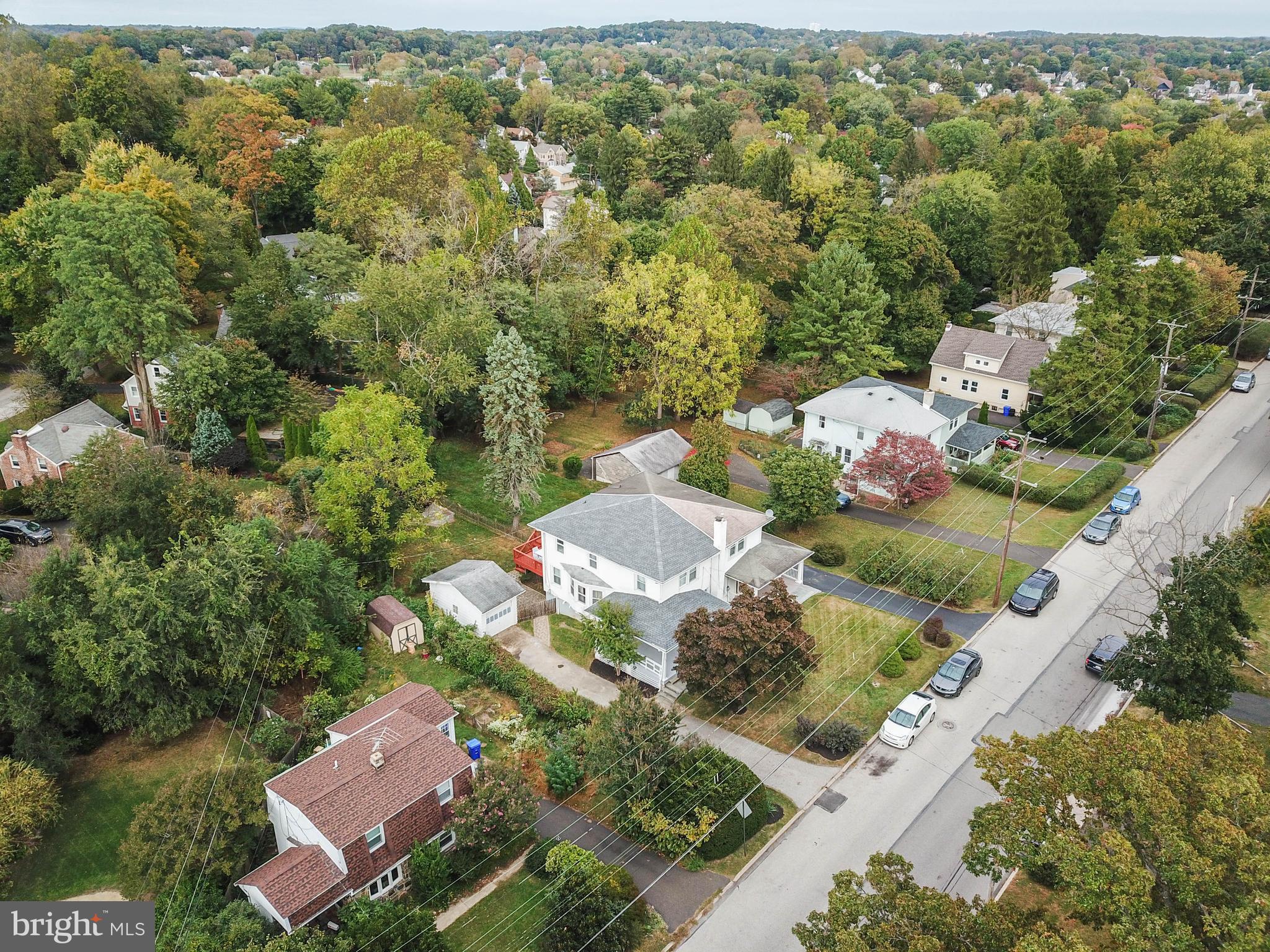 427 West Waverly Road Glenside, PA 19038 - Photo 1 of 26 Aerial Front Exterior & Neighborhood View