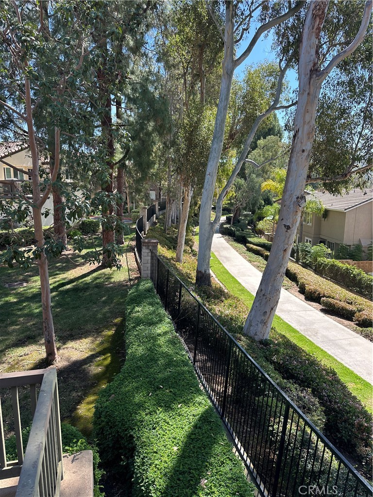 8514 East Baker Hill Road, Unit B Orange, CA 92869 - Photo 13 of 19 a view of a backyard with pathway