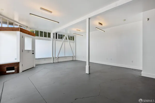 a small space with a window