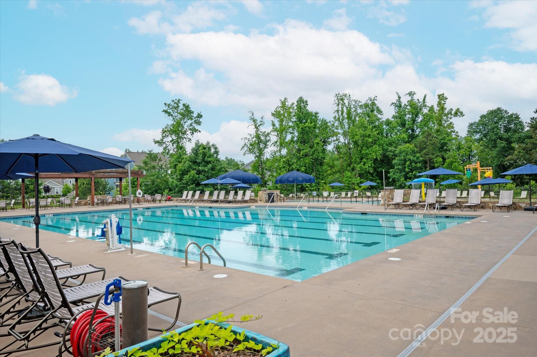 1244 Weir Court Fort Mill, SC 29708 - Photo 47 of 48 a view of a swimming pool with a patio