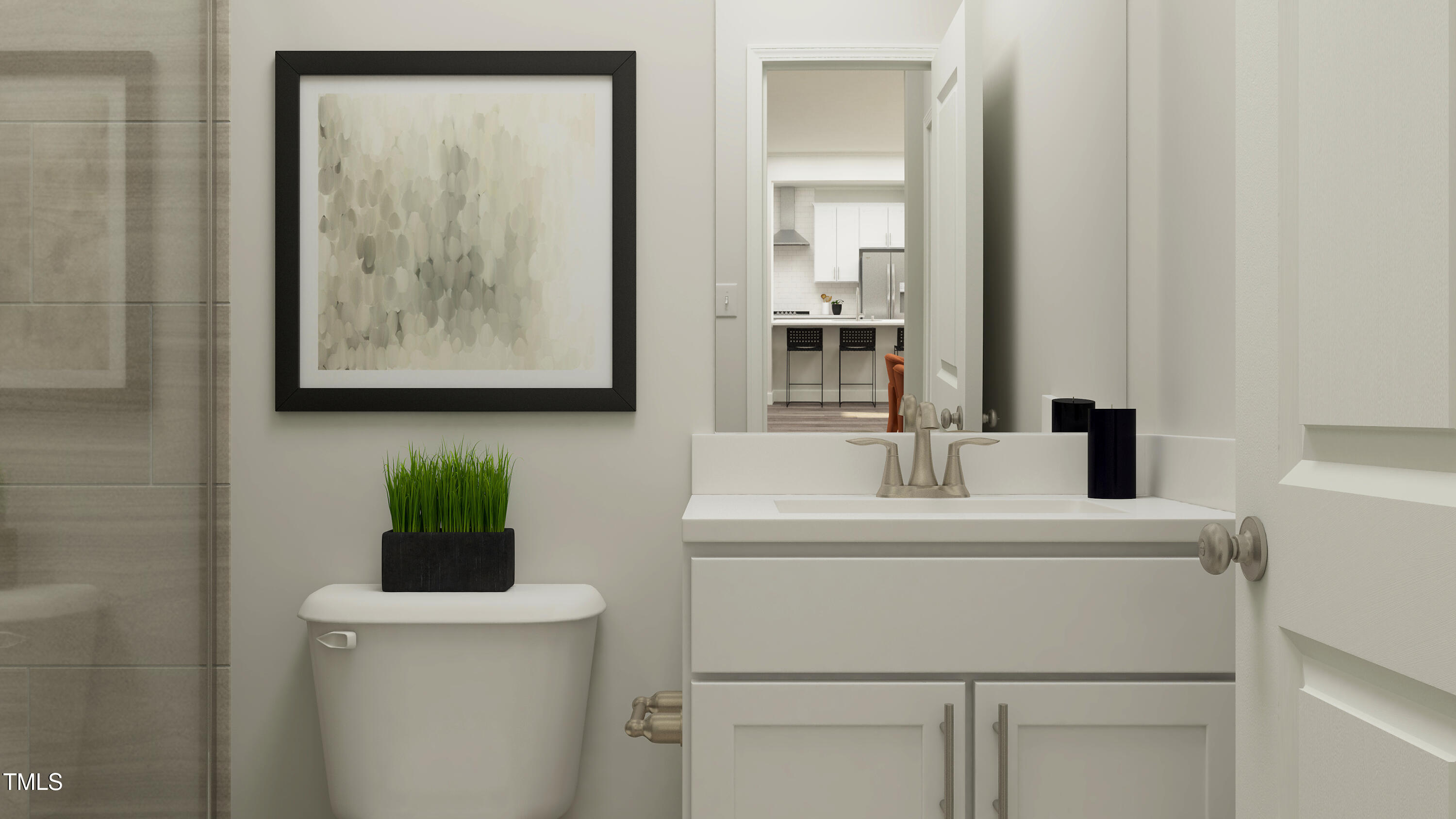 3008 Sandy Bluff Road Raleigh, NC 27616 - Photo 13 of 27 a bathroom with a sink and a toilet