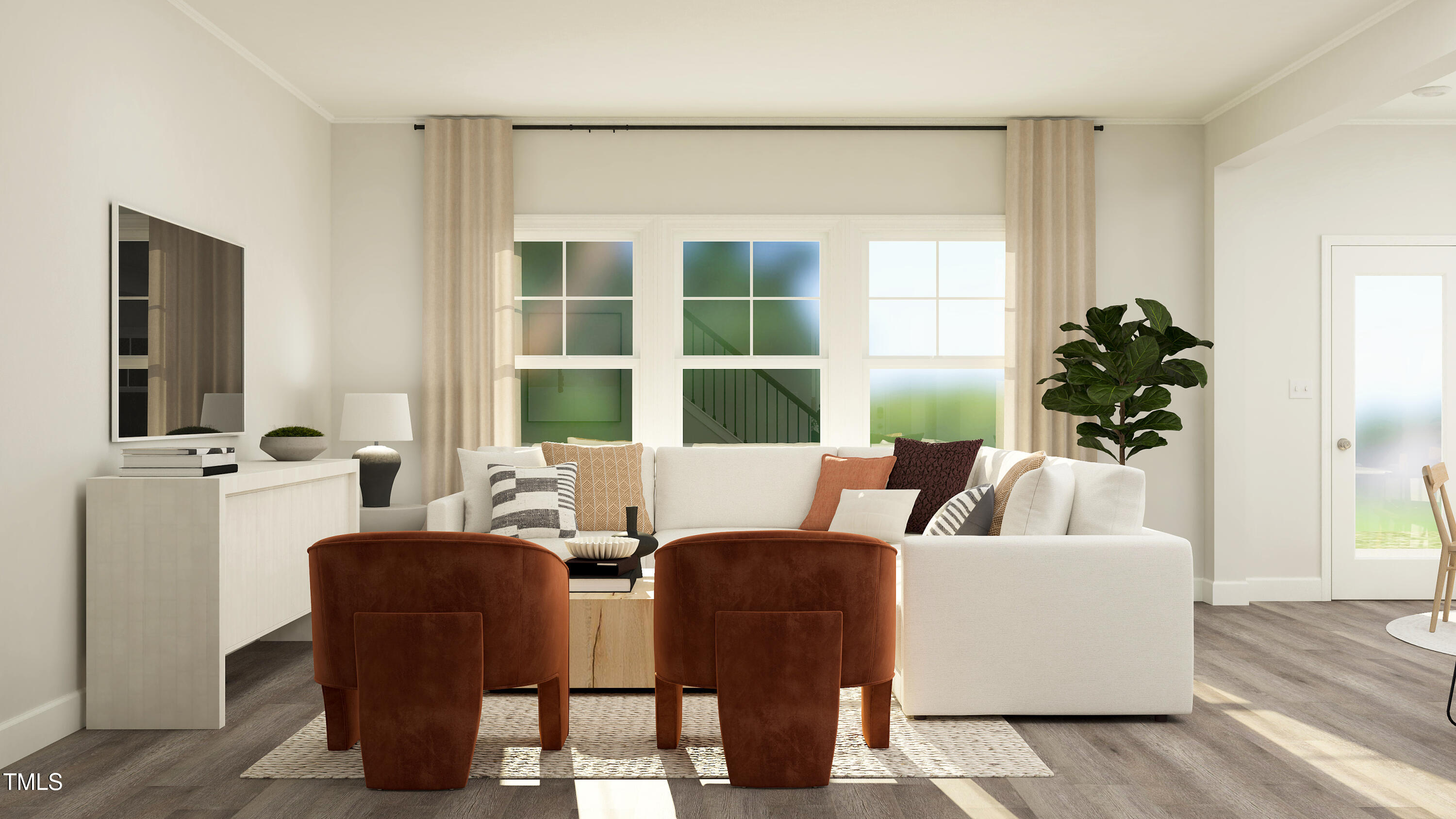 3008 Sandy Bluff Road Raleigh, NC 27616 - Photo 4 of 27 a living room with furniture and a window