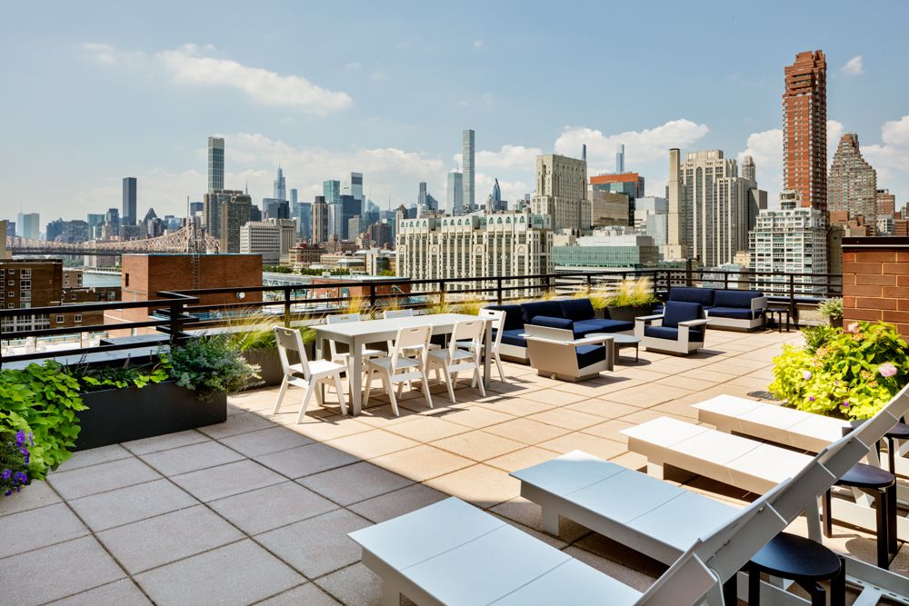 10 River Road, Unit 30007K Manhattan, NY 10044 - Photo 6 of 10 a view of outdoor space with seating