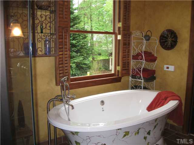 8609 Harbor Drive Raleigh, NC 27615 - Photo 18 of 25 Beautiful tub....with prime view of the gardens.....