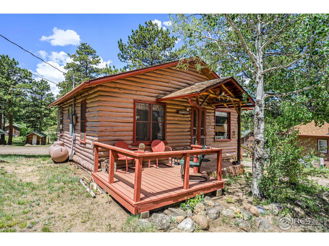 960 Riverside Drive, Unit 2 Estes Park, CO 80517 - Photo 19 of 20 Relax on the front porch