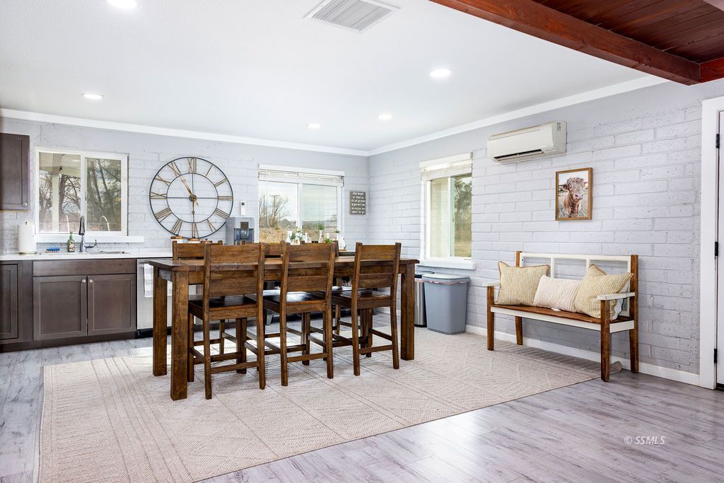 134 South Sierra View Street Ridgecrest, CA 93555 - Photo 8 of 43 a view of a dining room with furniture and chandelier
