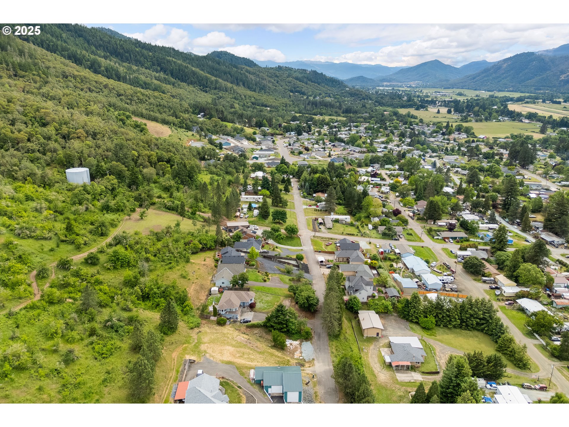 1140 Arburnia Street Myrtle Creek, OR 97457 - Photo 13 of 14 a view of a city with mountain