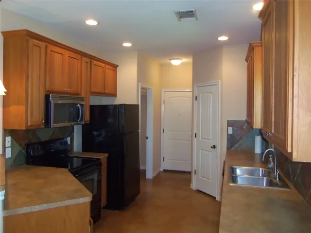 a view of hallway with stairs