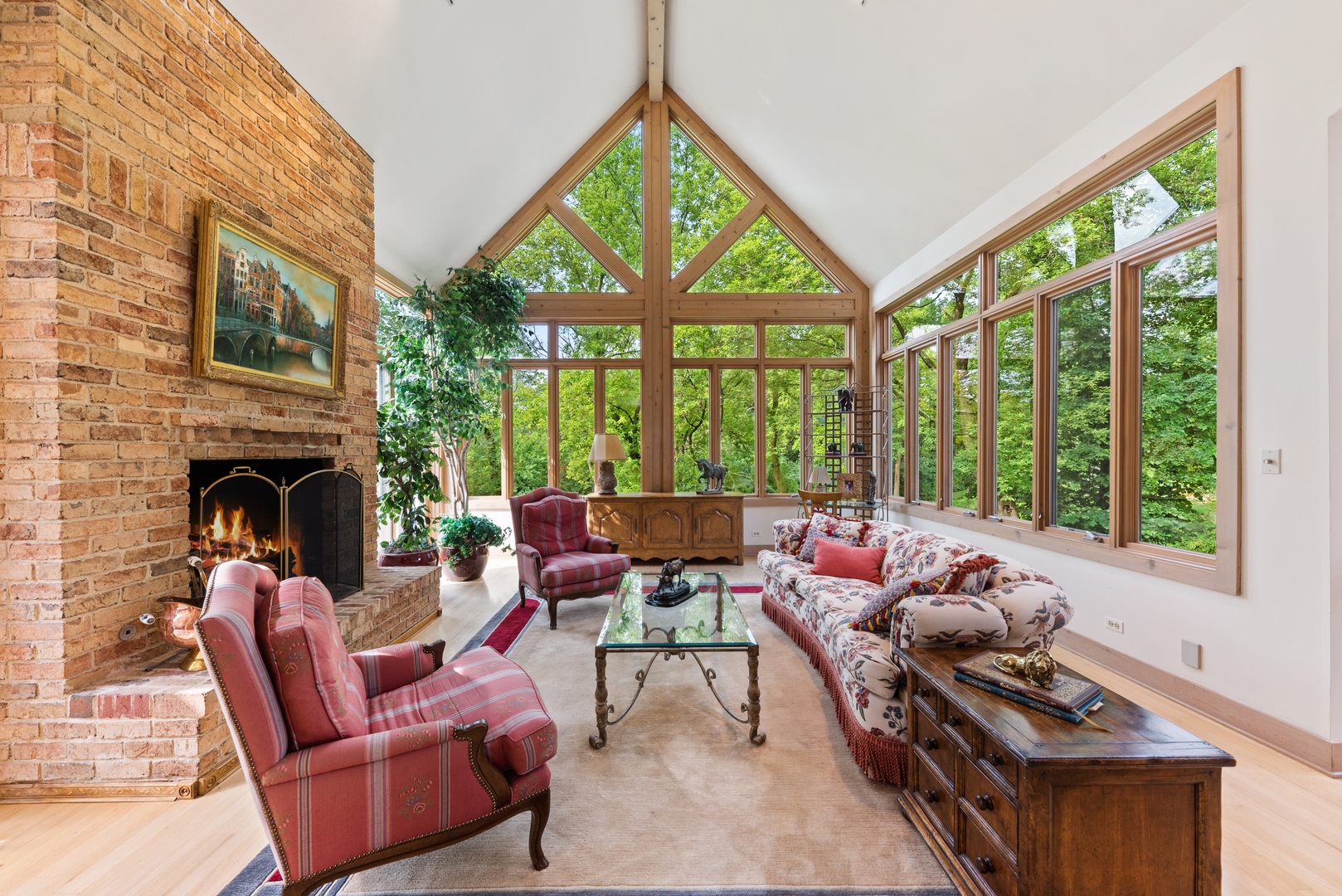 9 South Wynstone Drive North Barrington, IL 60010 - Photo 11 of 31 a living room with furniture and a fireplace