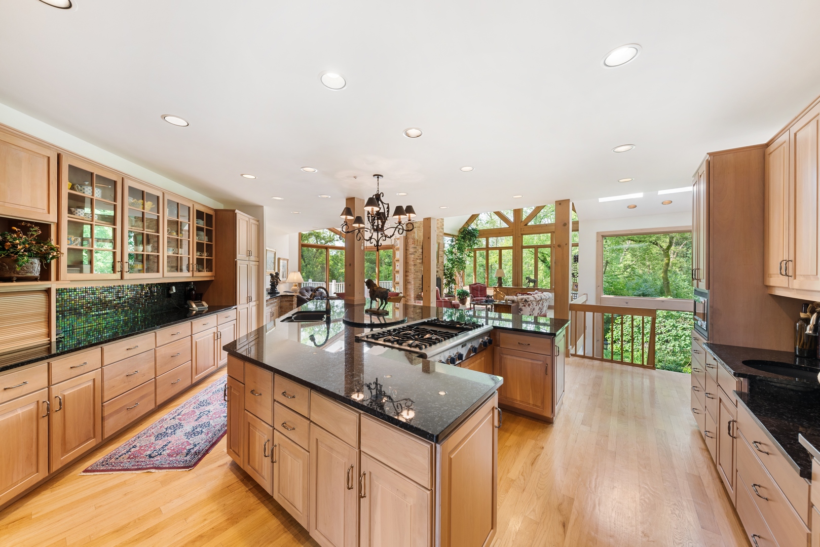 9 South Wynstone Drive North Barrington, IL 60010 - Photo 8 of 31 a kitchen with sink and view of living room