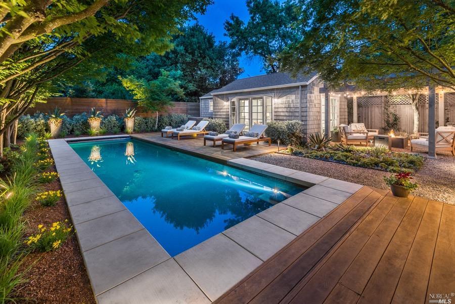 Undisclosed Address Sonoma, CA 95476 - Photo 1 of 1 a view of swimming pool with outdoor seating and a patio