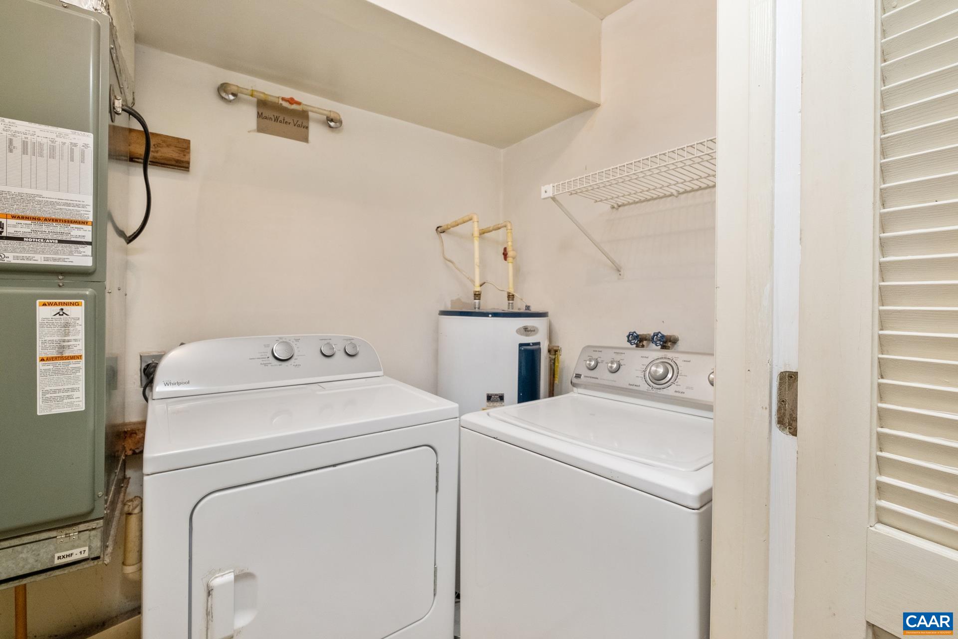 103 Turtle Creek Road, Unit 2 Charlottesville, VA 22901 - Photo 18 of 24 a utility room with dryer and washer