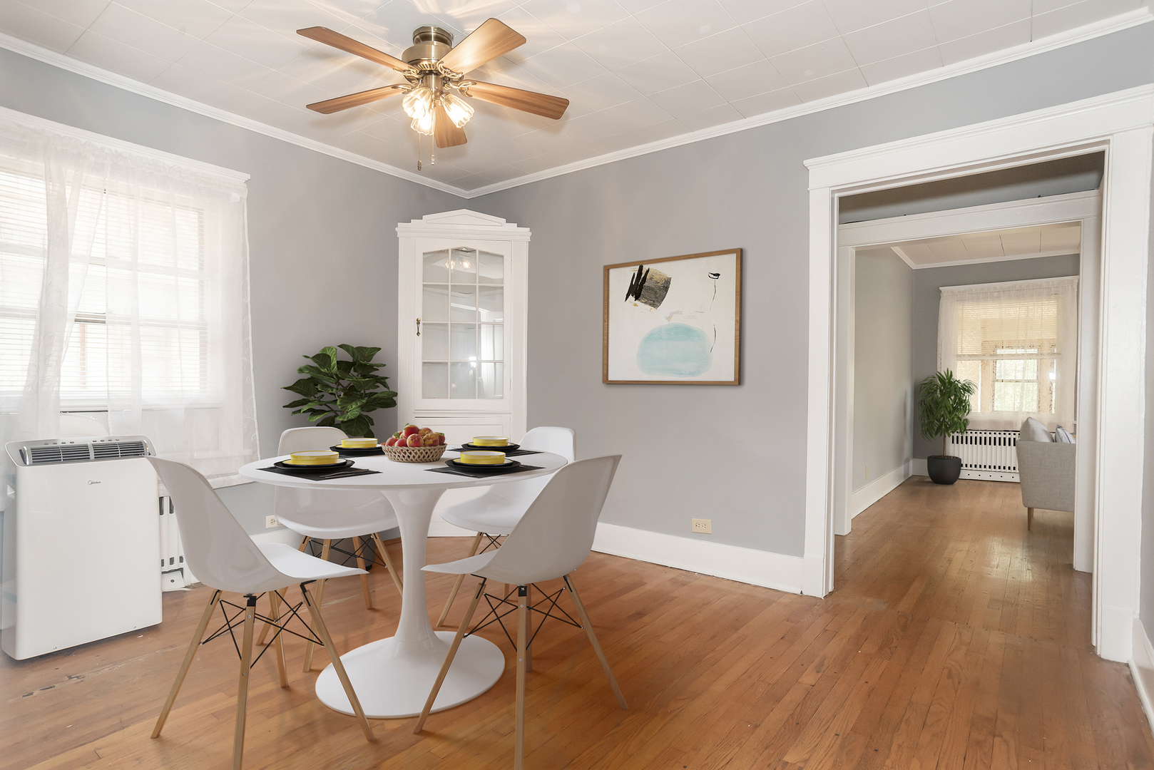 24 North Madison Avenue, Unit 2 La Grange, IL 60525 - Photo 4 of 14 a view of a dining room with furniture window and wooden floor