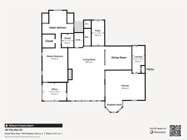 $879,000 | 181 Fox Den Circle, Jasper, GA 30143