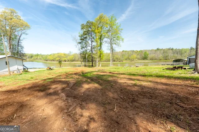 a view of an outdoor space and a yard