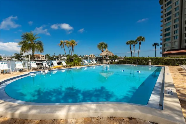 a view of a building with a yard