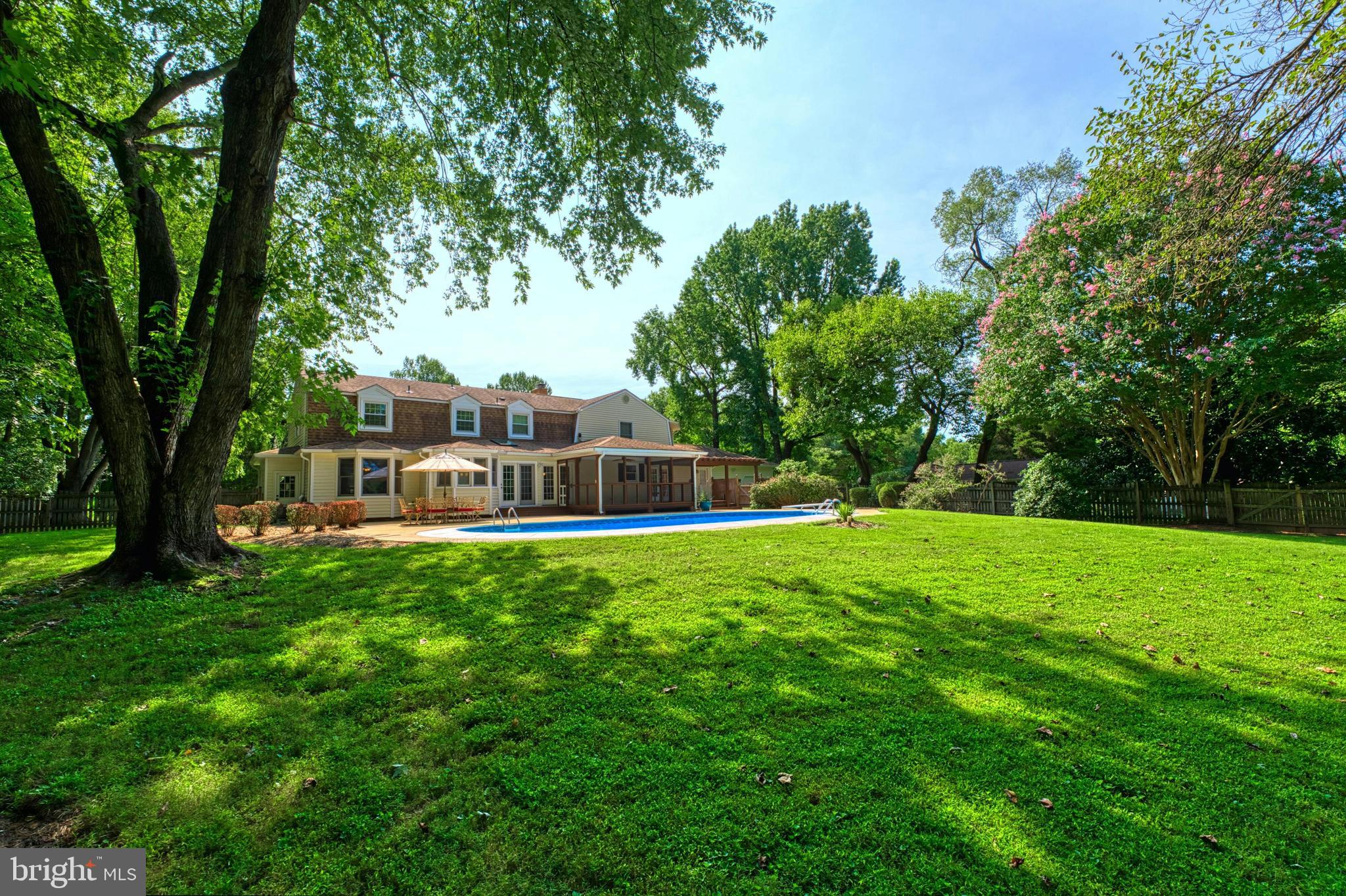 702 Seneca Road Great Falls, VA 22066 - Photo 32 of 35 View From Rear of Property