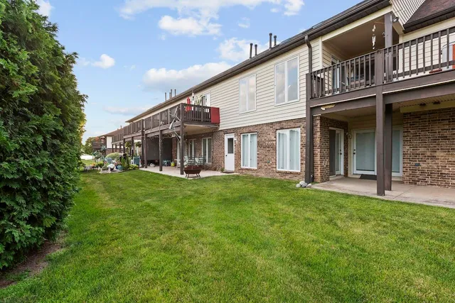 a view of lake and sunset