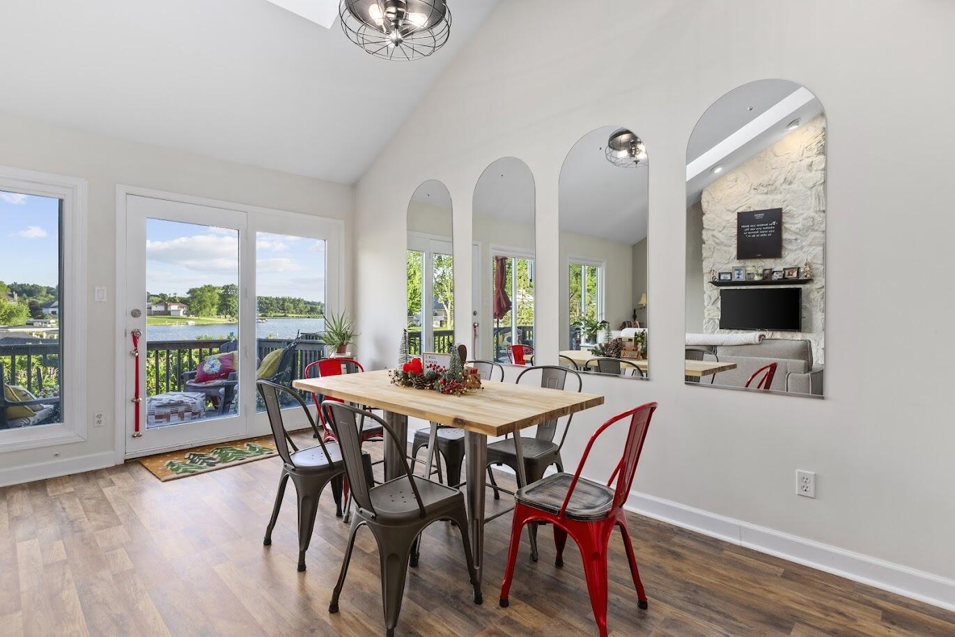 5000 Spinnaker Lane Crown Point, IN 46307 - Photo 6 of 23 a view of a dining room with furniture window and wooden floor