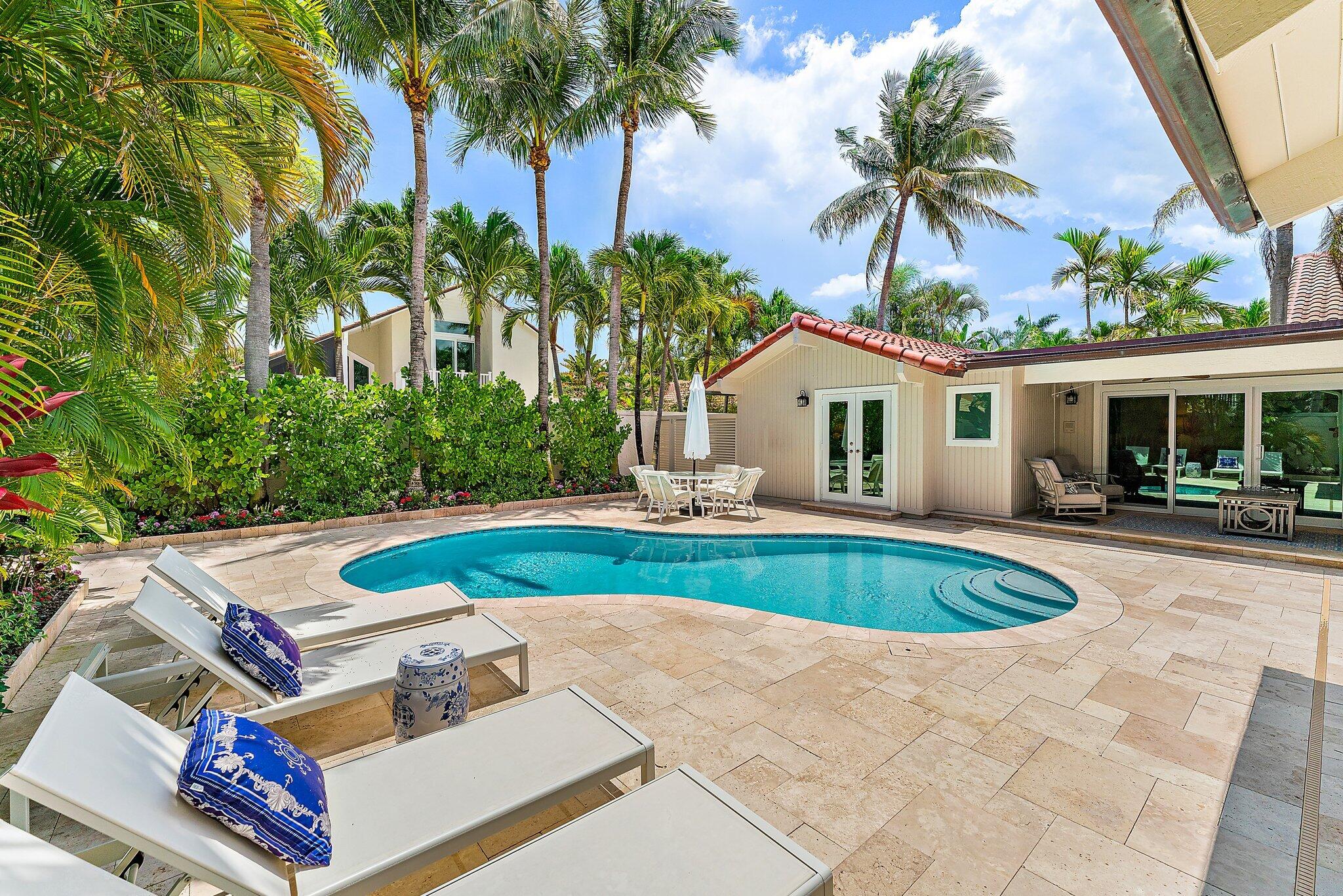 107 Mako Lane Jupiter, FL 33477 - Photo 40 of 41 a view of house with swimming pool outdoor seating