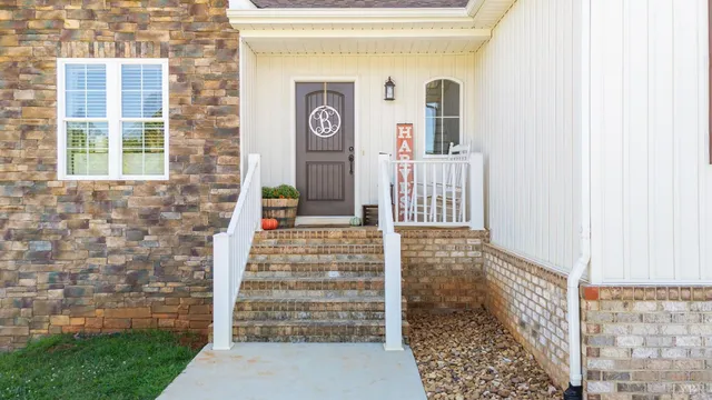 a picture of a door in a room