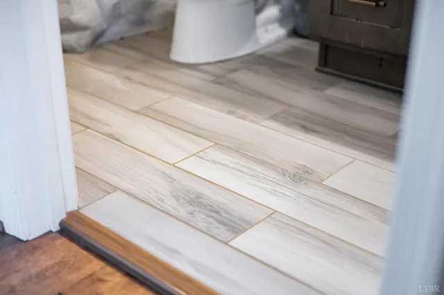 a view of a lake with a city