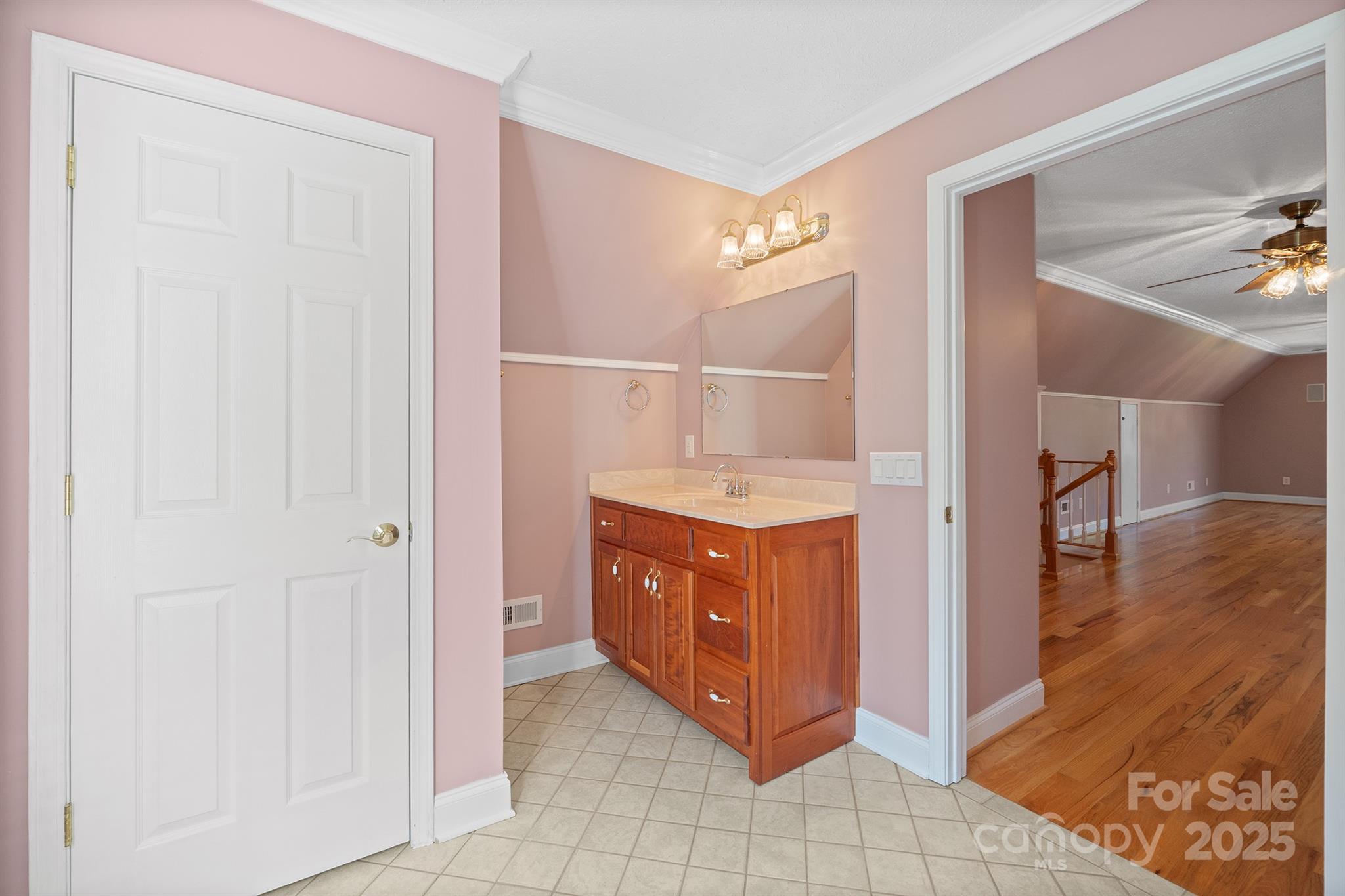 5350 Beacon Ridge Drive Granite Falls, NC 28630 - Photo 30 of 48 a bathroom with a sink and a mirror