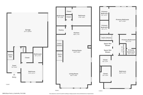 $599,900 | 2089 Edison Park Lane, Nashville, TN 37209
