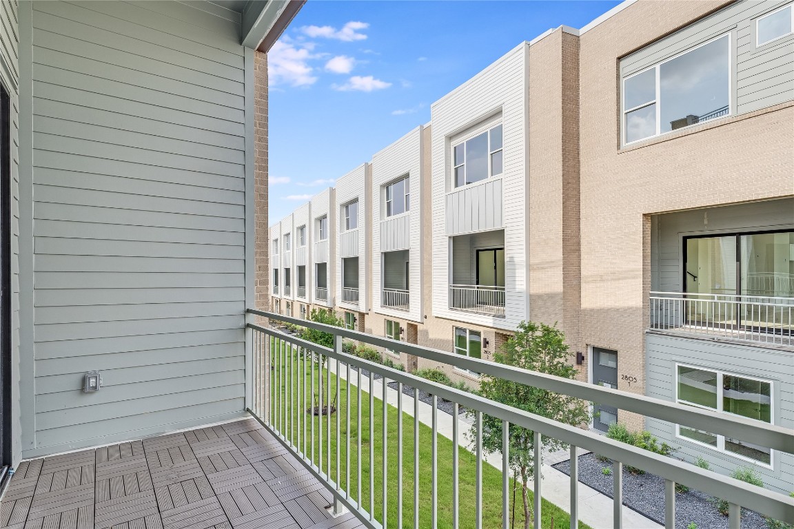 2805 McCurdy Street, Unit 19 Austin, TX 78723 - Photo 13 of 39 Configur eyour ideal outdoor living space where you can relax and enjoy serene courtyard views.