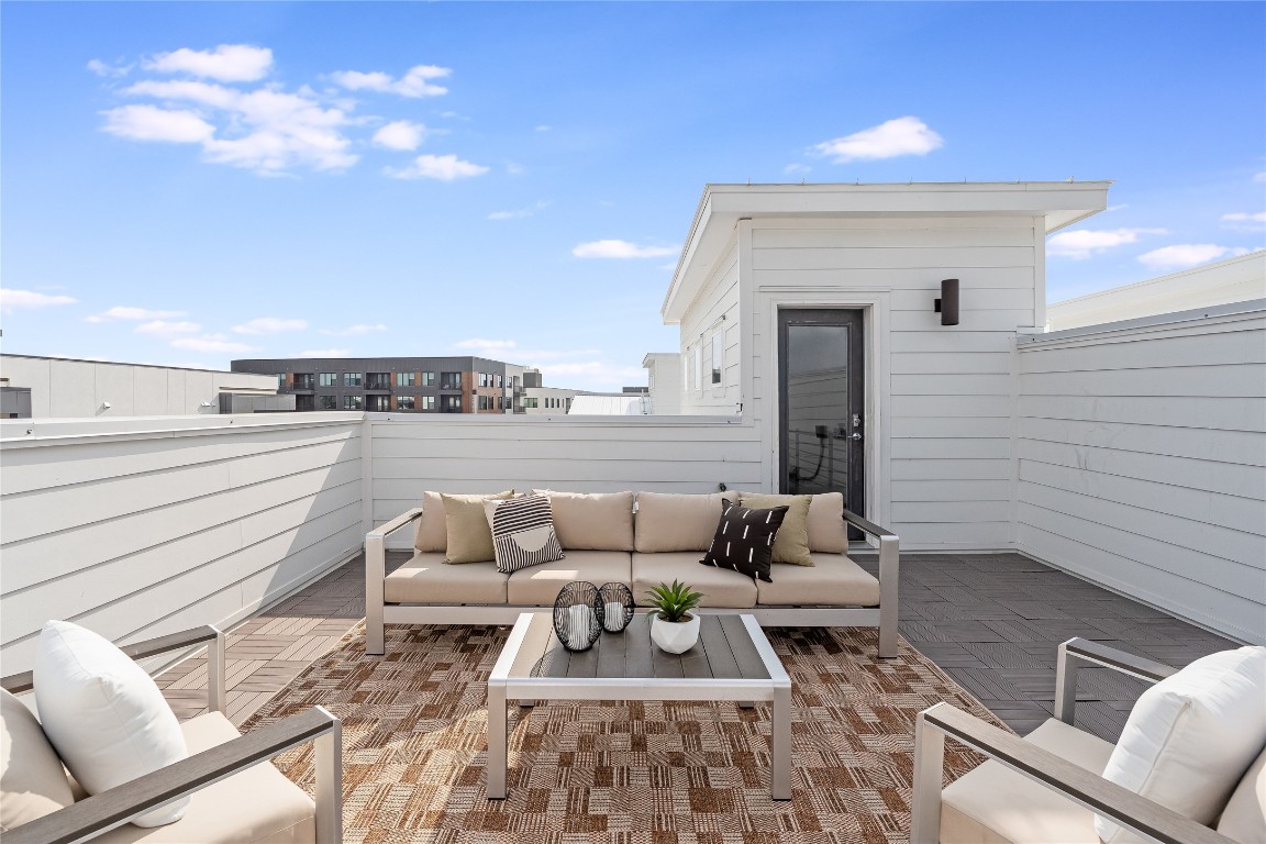 2805 McCurdy Street, Unit 19 Austin, TX 78723 - Photo 23 of 39 Take the party up to the rooftop deck to soak in the panoramic views and toast under the stars.