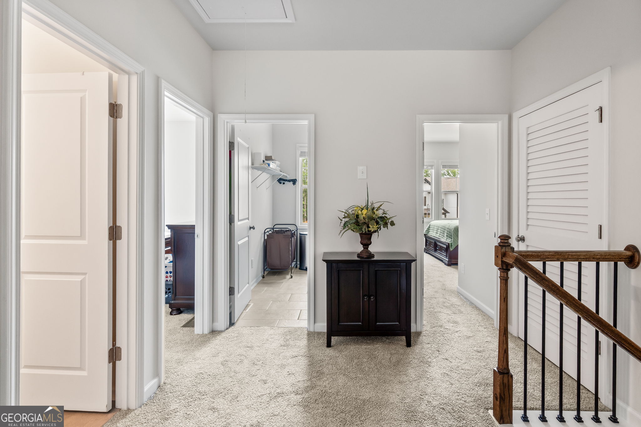 2884 Porches Lane Dacula, GA 30019 - Photo 22 of 41 a view of a hallway with living room and furniture