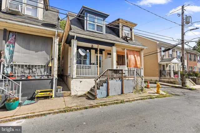 a view of a building with large windows