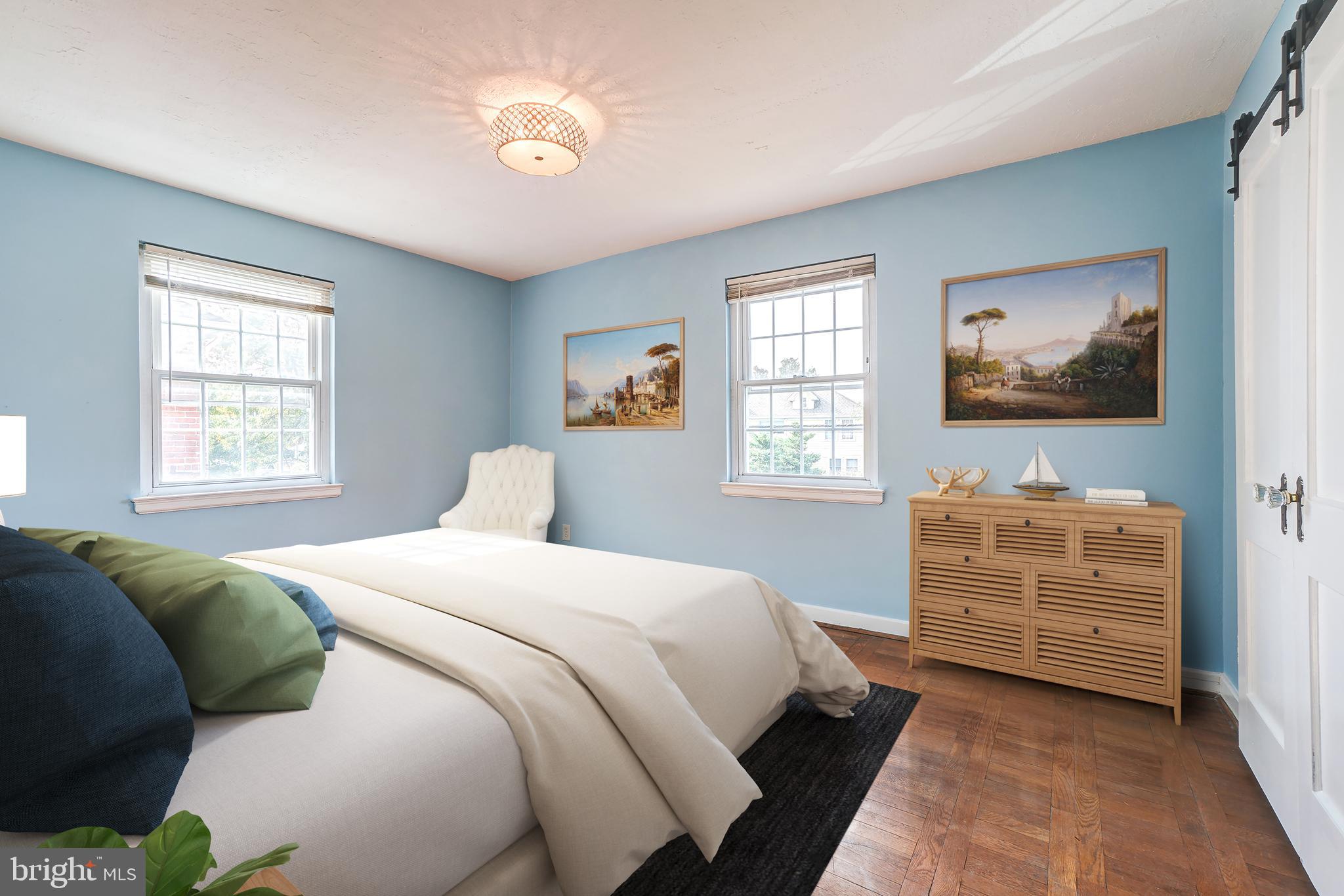 849 South Glebe Road Arlington, VA 22204 - Photo 14 of 38 Primary bedroom -virtually staged
