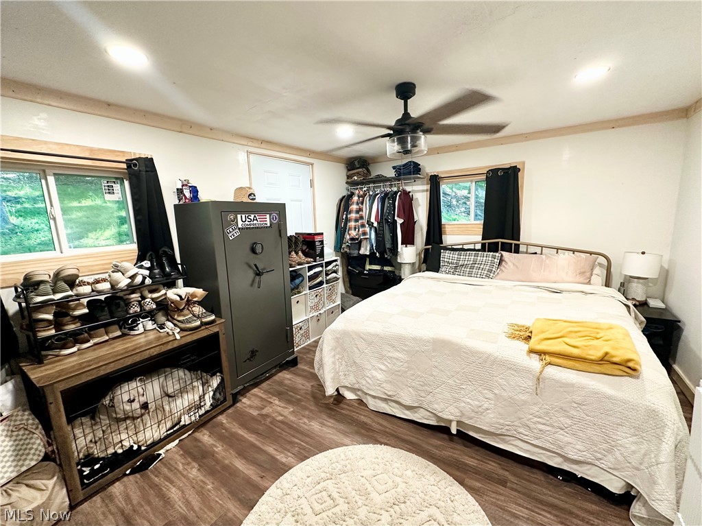 44 Moores Road New Cumberland, WV 26047 - Photo 12 of 27 Bedroom featuring ceiling fan