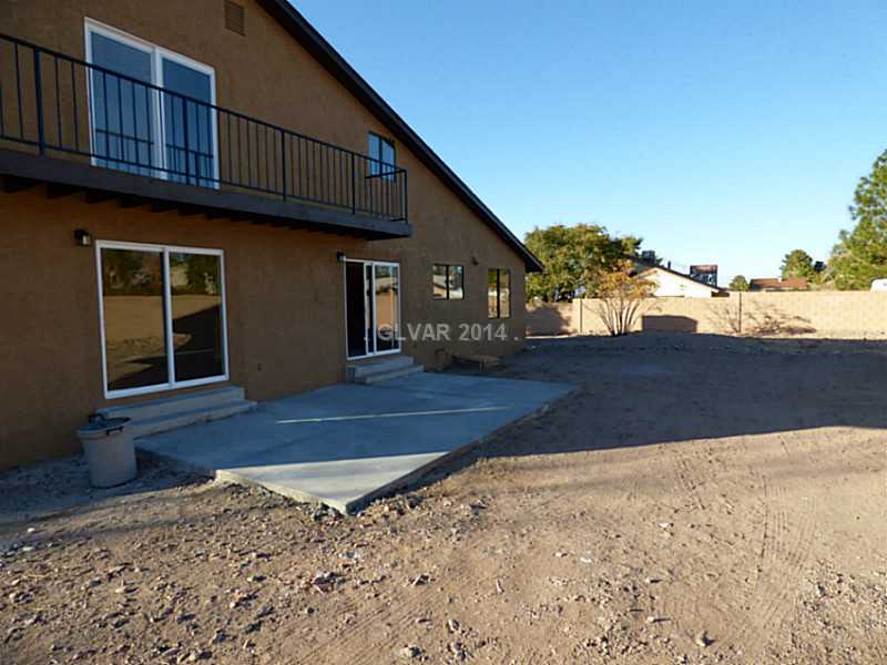 2320 Thoroughbred Road Henderson, NV 89002 - Photo 33 of 34 Property Photo. Great Large Yard for Pool , RV, Nice Rear Patio Deck