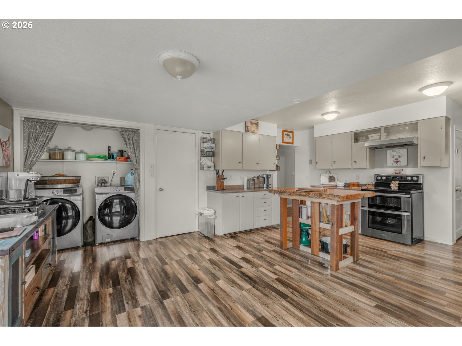 156 Damron Road Mossyrock, WA 98564 - Photo 15 of 34 a view of kitchen with sink and wooden floor