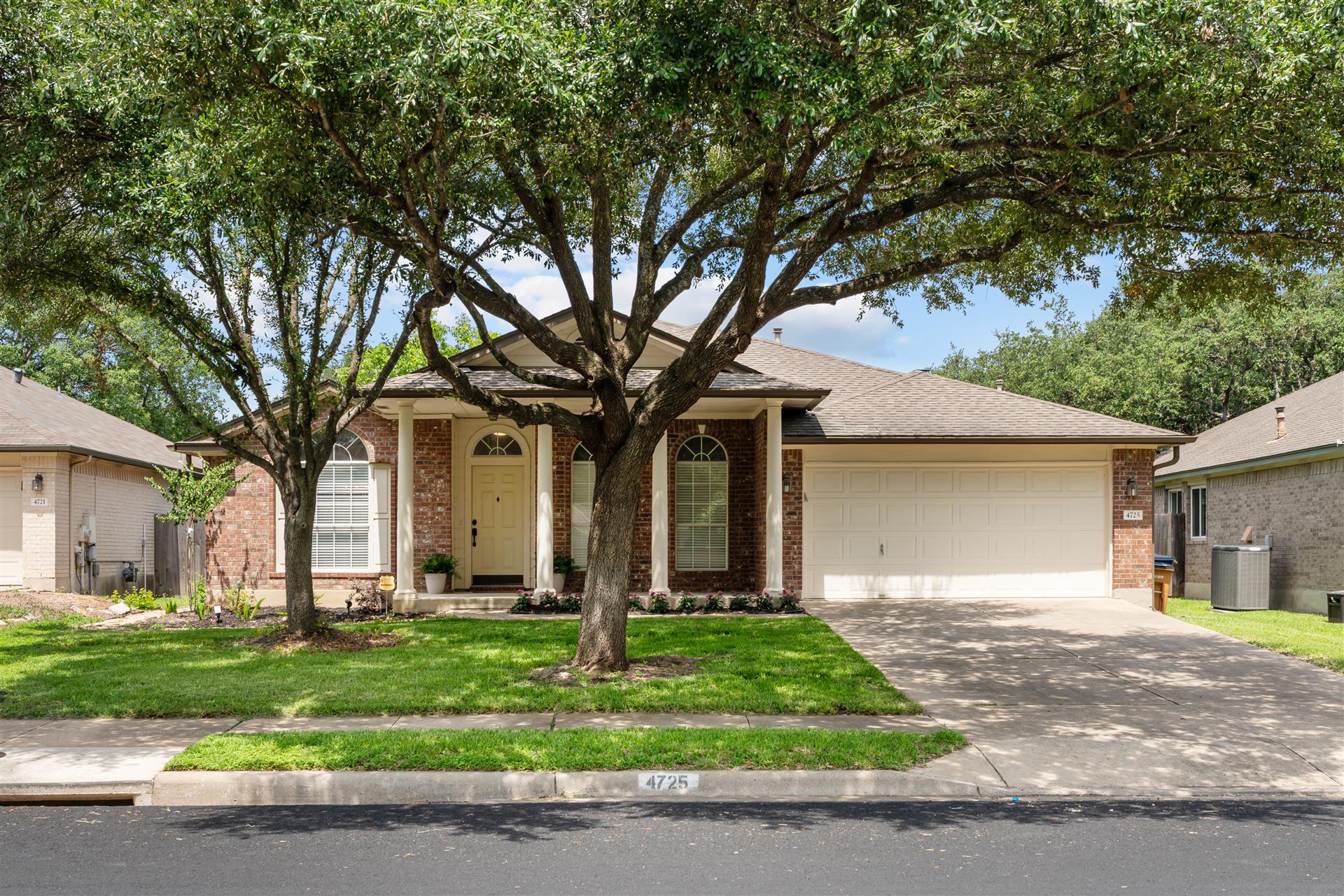 4725 Tello Path Austin, TX 78749 - Photo 1 of 34 A classic brick exterior with a welcoming porch and mature shade trees defines this charming single-story home.