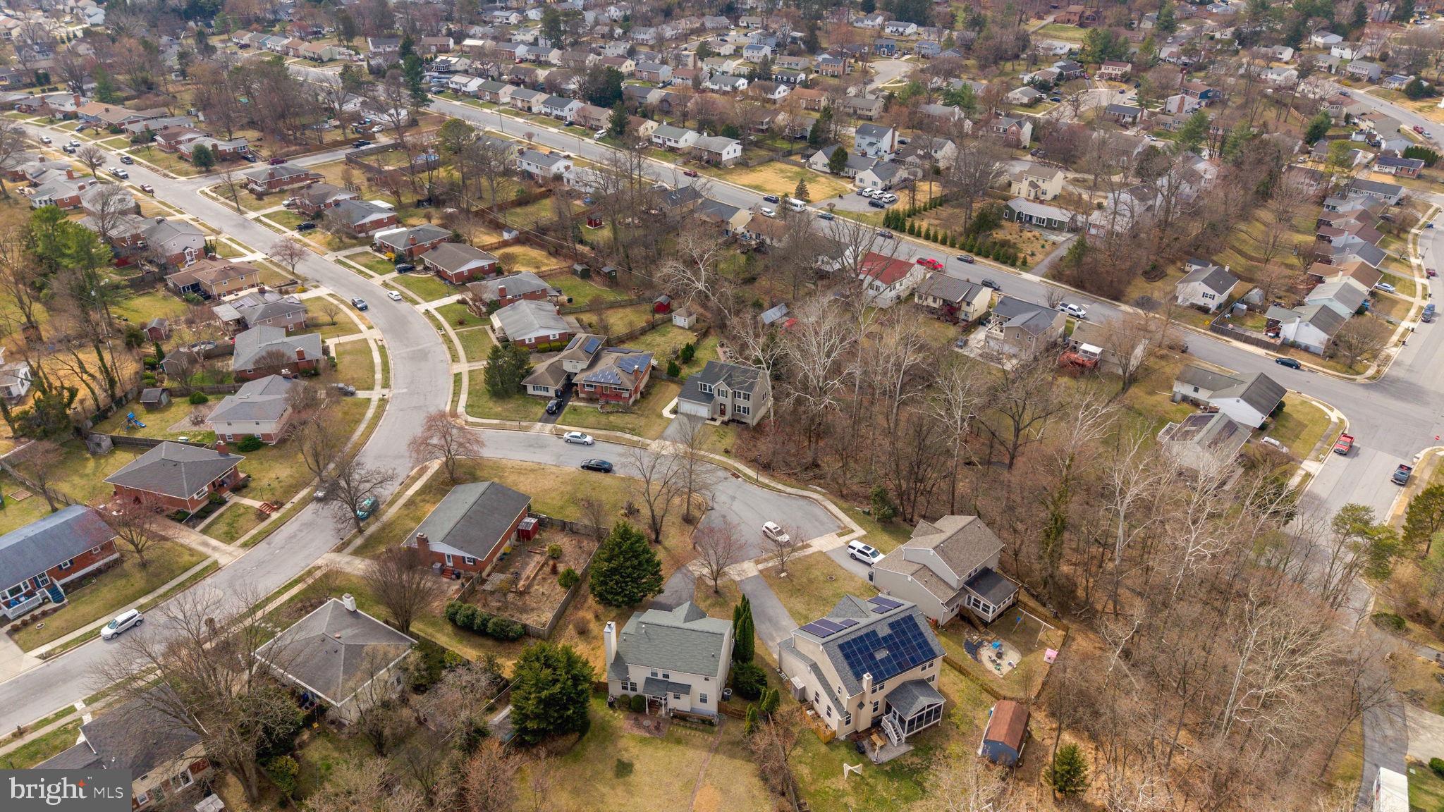 502 Durango Road Catonsville, MD 21228 - Photo 70 of 74 an aerial view of a city