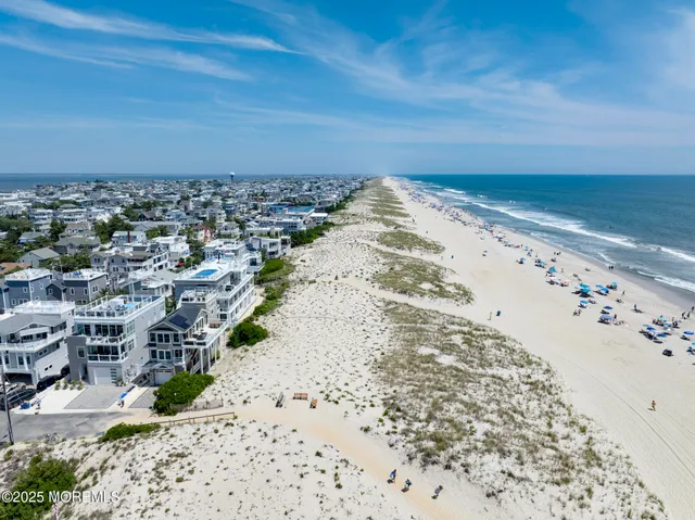 a view of roof with wooden floor