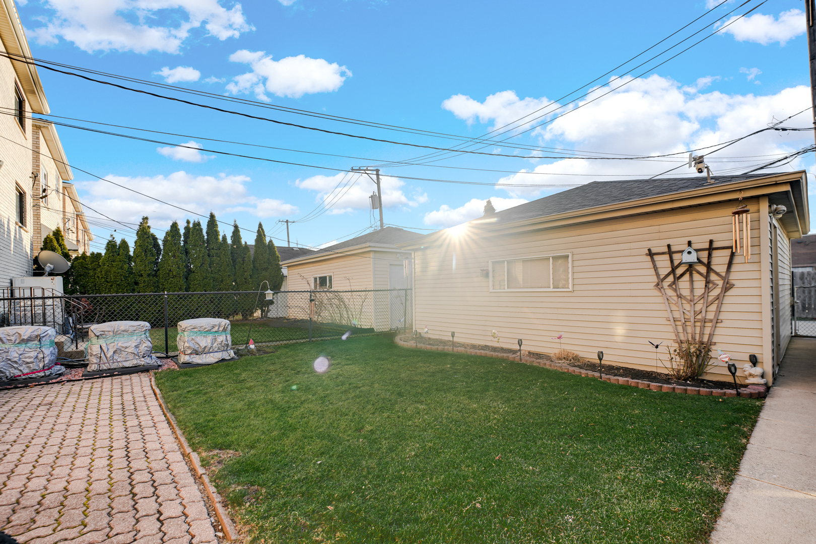 5324 Long Avenue, Unit 1 Chicago, IL 60638 - Photo 16 of 18 a backyard of a house with lots of green space