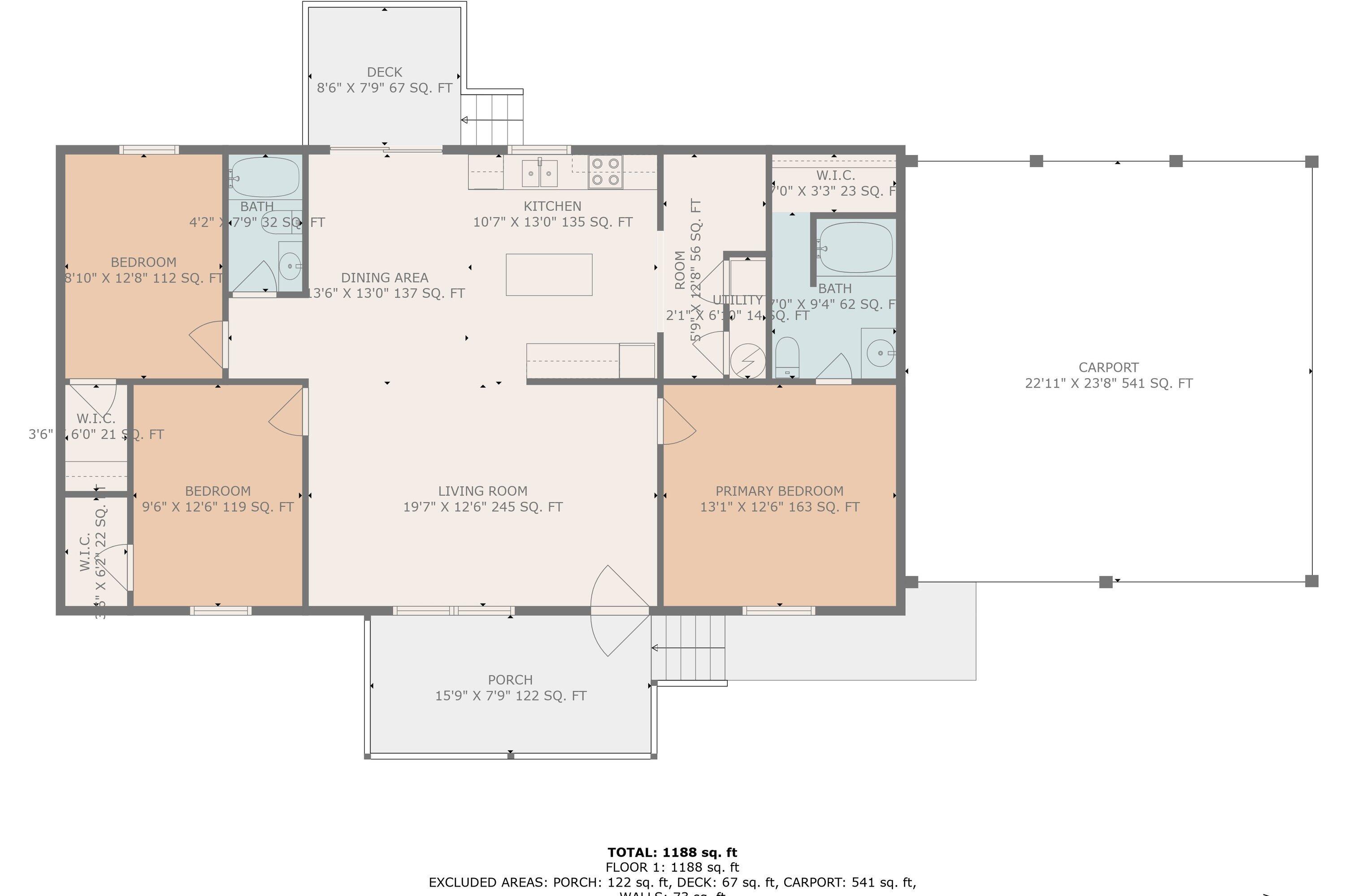 2236 Lipscomb Road Moneta, VA 24121 - Photo 36 of 36 Floor Plan 2 (2)