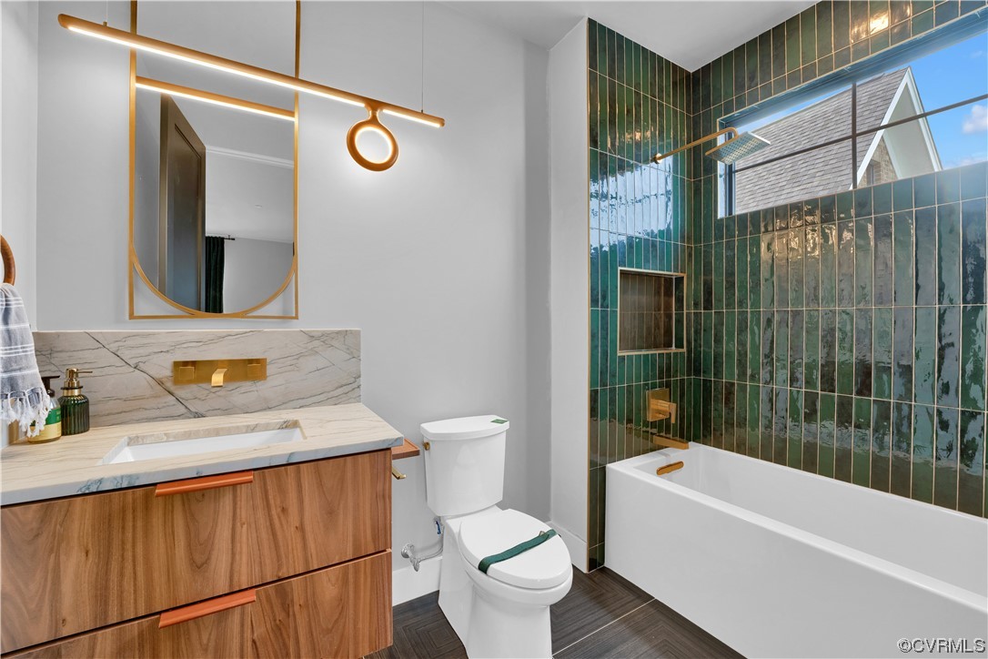 3501 Ormiston Grove Circle Henrico, VA 23233 - Photo 22 of 48 a bathroom with a sink a toilet and shower