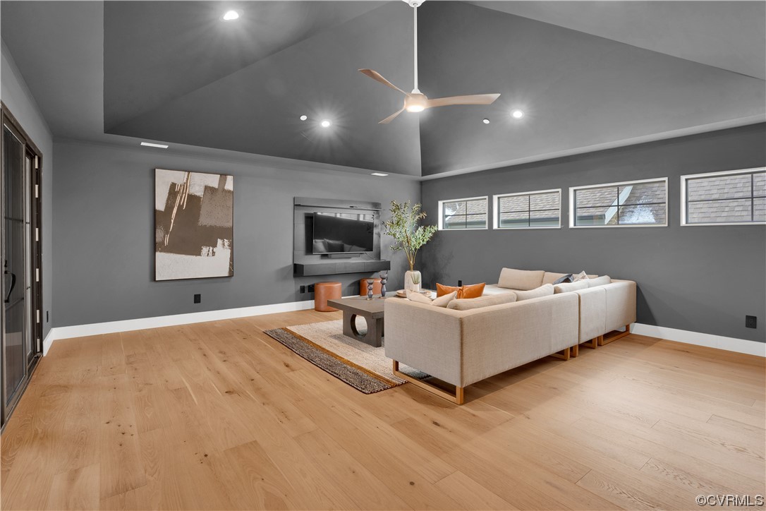 3501 Ormiston Grove Circle Henrico, VA 23233 - Photo 23 of 48 a living room with furniture and a flat screen tv