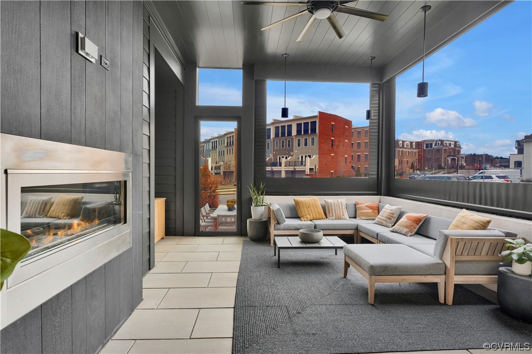 3501 Ormiston Grove Circle Henrico, VA 23233 - Photo 40 of 48 a reading room with furniture and a fireplace
