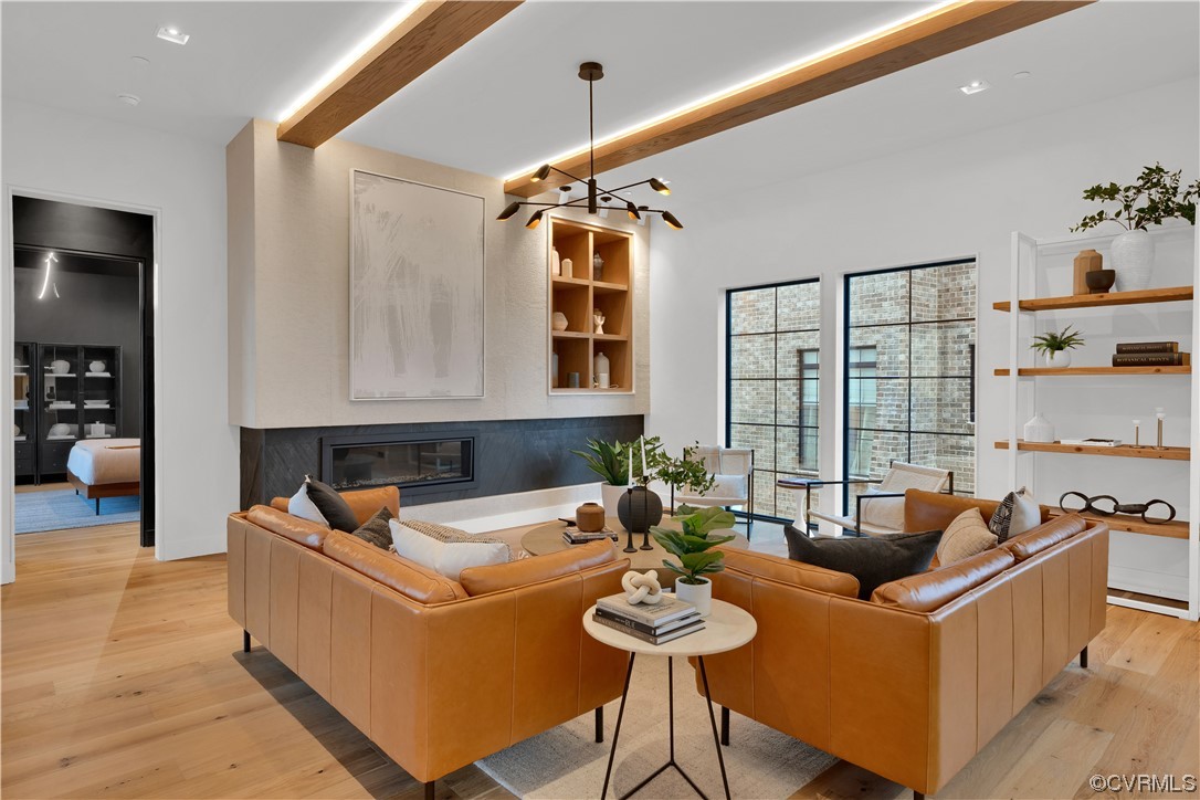 3501 Ormiston Grove Circle Henrico, VA 23233 - Photo 47 of 48 a living room with furniture and a flat screen tv