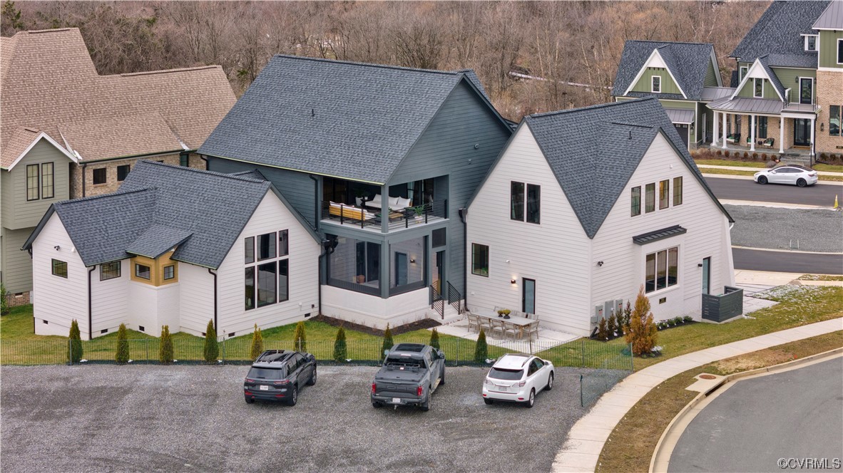3501 Ormiston Grove Circle Henrico, VA 23233 - Photo 48 of 48 a aerial view of a house with a yard and sitting area