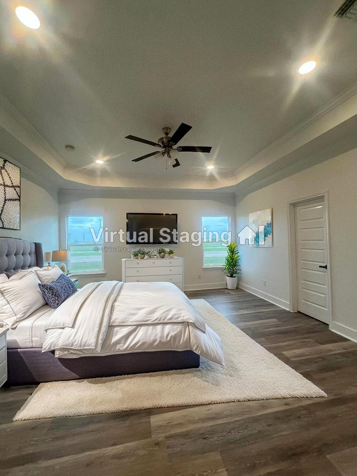 33416 FM 521 Road Angleton, TX 77515 - Photo 12 of 20 Master bedroom virtually staged furniture not included