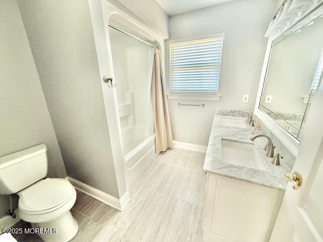 2138 Whitesville Road Toms River, NJ 08755 - Photo 14 of 19 a bathroom with a sink toilet and shower