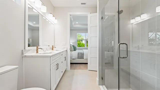 a very nice looking room with a large window and front door